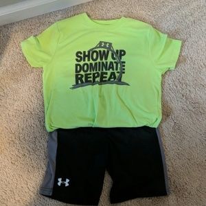 Under Armor short & shirt set